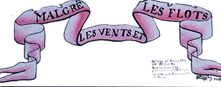 La devise : Armoiries du Cap-Henry