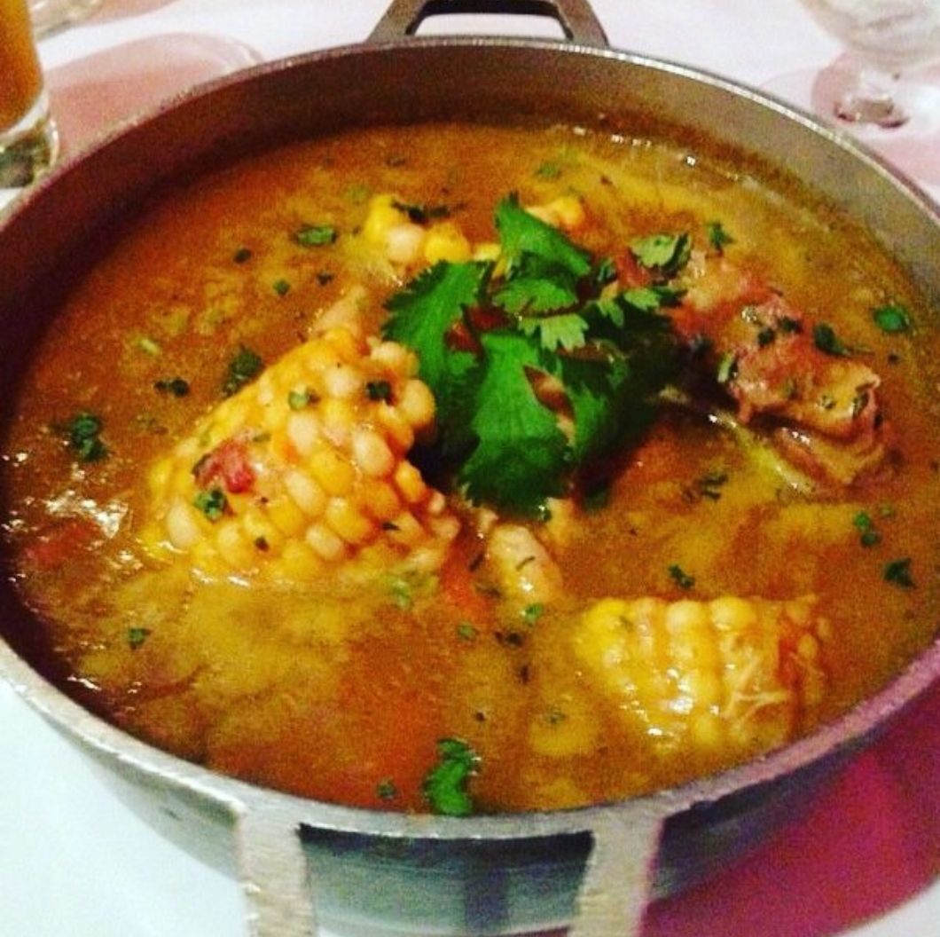 Soupe Taïno au mais et au manioc